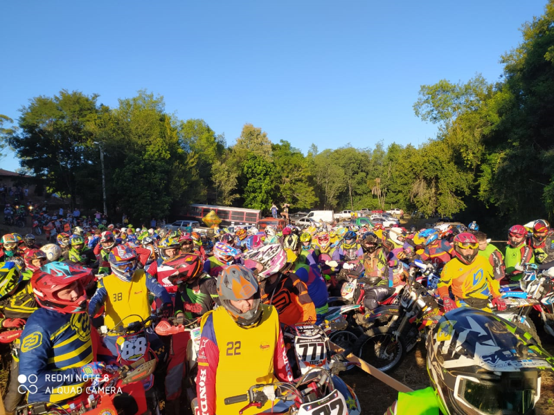 10º TRILHÃO DE MOTOS DOS TRILHEIROS ASSULERA MOVIMENTOU SÃO JOSÉ DO INHACORÁ NO FINAL DE SEMANA